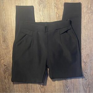 Black Stretchy Skinny Professional Work Pants Size L/XL
